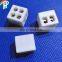 Small Alumina Ceramic Wiring Terminal Block Wire Connector Hegiht13.5