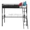 Factory Production Adult Metal Bunk Bed Black Twin Loft Bunk Bed