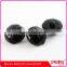 hign quality shiny black plastic coat button with shank