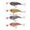 5.5cm 11g 4 Colors Saltwater Mandarin Fish Bait With Treble Hooks and Strong Bicyclic Ring Bionic VIB Bait Fishing
