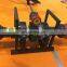 Portable electromagnetic flowmeter for control and registration organic fertilizers