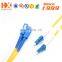 SC FC LC ST  10/100M optical patch cord fiber Single-mode dual core patch cable jumper cables by Hanxin factory