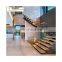 Australian/Canadian standard modern interior staircase with wooden steps indoor stairs