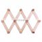 K&B new hot sale natural hat clothes storage hanger wall folding wooden coat rack