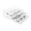 Clear Acrylic 3 Tiers 18 Pairs False Eyelash Organizer Eyelash Makeup Box Organizer