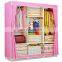 cheap bedroom furniture portable baby kids closet storage organizer cabinet foldable customized modern fabric wardrobe