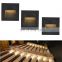 Indooro Outdoor Buried Foot Lighting Staircase Led Stair Step Wall Light 3W Recessed LED Step Light