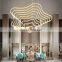 Customizable Lighting Large Hotel Lobby Decoration Luxury Ring LED Pendant Lamp