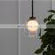 Gold Glass Globe Shade Pendant Lamp Modern European Type Hanging Lighting House Lights