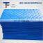 15mm for 80 tons plastic flooring products stable surface of ground mats hdpe road plate