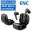 2022 New Earphones Call Noise Reduction Wireless Type c Bt ENC TWS Earphones Earbuds