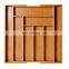 Bamboo Storage Knife Holder Multifunction Extendable Kitchen Bamboo Storage Holder