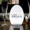 Egg Portable Restaurant Cordless Rechargeable Outdoor Lampara de mesa LED / decorative Imagilights Bullit lamp for cafe table