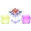plastic cocktail table cube seating led glow bar furniture