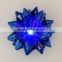 Light Pre-bow for Christmas/Iridescent Curly Star Bow with LED Lights and 3pcs electronic for christmas/party gift packing