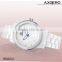 New Fashion Quartz Movt Luxury White Color Ceramic Watch for Women