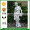 fiberclay lady art garden bronze sculpture