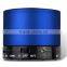 2016 Hot Sale Mini Car Subwoofer Blue Speakers Wireless Metal Speakers Subwoofer