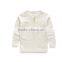 2016 hot selling kid clothing ,boys long sleeve blank t-shirt