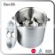 China manufacturer supply metal ice bucket,silver champagne ice bucket