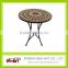 2015 popular paito metal furniture tables