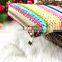 High Quality New Fashion Long Women Multicolor Cotton Frabric Wallet