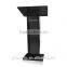 YZ-0076 black color factory acrylic podium, plexiglass pulpit, reception desk