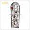 Modern Floor Standing 2 tiers Metal Wine Display Cabinet