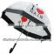 New design popular pvc transparent umbrellas in zhongshan