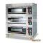 Commercial 3 Decks 6 Trays Baking Gas Oven Pizza Oven