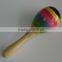 Hand Painted Wooden Maracas Toy