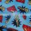 Hot Selling Super Man Printed Shrink-resistant Knitted Fleece Fabric