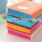 korea design mult colors fake leather cover fashion journal