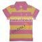 hot sale and fashion design for ladies yarn dye strips polo shirt made in China