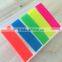 neon film sticky note pad