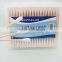 Hot-Selling $0.078/bag wooden stick 100tips ear cleaning cotton buds