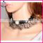 European and American gothic mysterious sexy lace pearl necklace