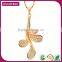 New 2016 Jewellery Gold Leaf Necklace And Earring Sets