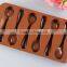 New design Spoon Shape Silicone Chocolate Cake Mold