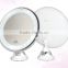 Swivel led wall mounted makeup mirror, lighted suction cup make up mirror, led magnifying bathroom vanity mirror                        
                                                Quality Choice