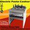 Used factory equipment electric vertical pasta cooker with cabinet and seasoning pots