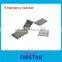 Gold or silver thermal foil emergency blanket