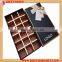 Black elegant chocolate packaging box for gifts