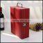 Factory direct sales of red PU leather high-end wine bo eport wine packaging bo craft gift bo
