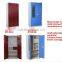 Red steel locker closet Indian style metal wardrobe