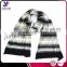 Fashion unisex winter infinity knitted pashmina scarf with strip support small order