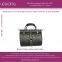 Foldable Black leather Travel Cosmetic Bag/Cardboard cosmetic case
