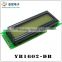 transparent lcd display 1602 16*2 yellow green /gray/blue color