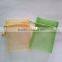 custom drawstring organza gift bag with tassel