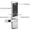 Top seurity touch screen digital password & fingerprint door lock